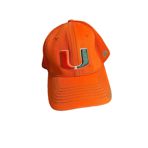 New Era University of Miami Hurricanes Hat Children's Orange - Picture 2 of 10